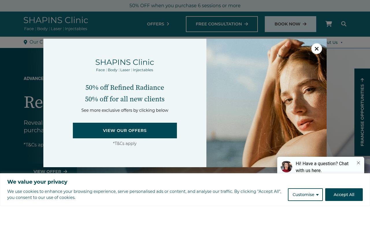 Shapins Clinic website